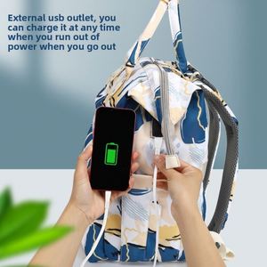 Nouveau modèle de sac à dos tendance pour femmes, multifonctionnel, grande capacité, en polyester, pour les voyages printaniers - Product Image 3