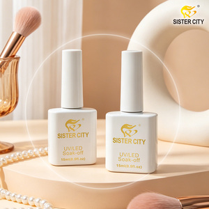 Gel Polish en Verre Ambré Non Toxique <span class=keywords><strong>de</strong></span> Haute Qualité, Lissant et Auto-Nivelant pour Salon <span class=keywords><strong>de</strong></span> Manucure et Nail Art - Product Image 3