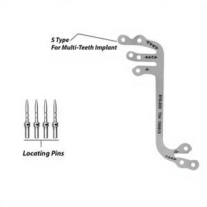 Juego de Calibradores de Profundidad para Localizador de Guía de Taladro Dental de Acero Inoxidable Manual Profesional |   Instrumento Quirúrgico Reutilizable de Alta Calidad - Product Image 1
