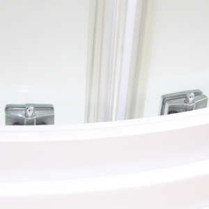 Porte de douche <span class=keywords><strong>caravane</strong></span> préfabriquée en aluminium Toilette Bain Rv Camping-car Cabine de douche en verre - Product Image 4