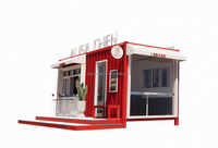 Café conteneur en acier, maison mobile, petit hôtel, séjour à domicile, camping-car, écologique, étanche, design moderne, garantie 1 an