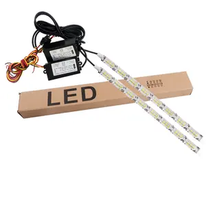 Kristal Led Esnek DRL dönüş lambası, Motosiklet Dönüş Sinyali Led Aydınlatma Esnek Streamer Lambaları IP65