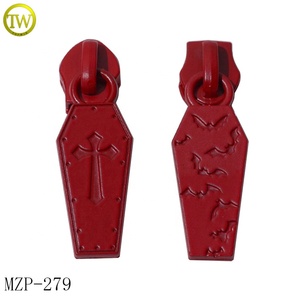 Etiquetas extractoras de cremallera con letras doradas para zapatos personalizadas, accesorios para bolsos de aleación de Zinc, deslizador de cremallera de marca con logotipos - Product Image 4