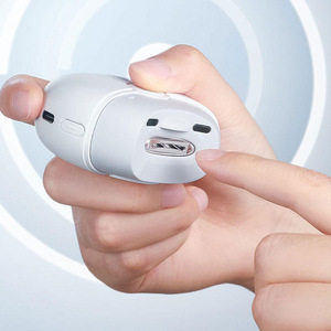 Coupe-ongles électrique Oukeelar, moteur sans balais, rechargeable par USB, portable, forme ronde, pour enfants et personnes âgées - Product Image 2