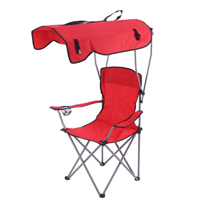 <span class=keywords><strong>Silla</strong></span> Plegable Personalizada, Portátil, de Acero al Carbono, para Jardín, Playa, Camping, con Sombrilla - Product Image 5