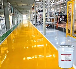 Peinture époxy auto-nivelante pour sols, revêtement en résine époxy anti-poussière pour atelier, usine, entrepôt, garage - Product Image 2