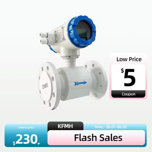 Phản ứng nhanh dẫn điện lỏng lưu lượng kế điều chỉnh kỹ thuật số từ tính độ chính xác cao điện từ đo lưu lượng - Product Image 3