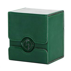 Boîte de rangement pour cartes à collectionner en cuir PU anti-rayures FX Premium, avec couvercle transparent protecteur - Product Image 3