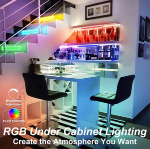 1 unidad de luces RGB para debajo del gabinete con sensor de movimiento y control por aplicación - Product Image 4