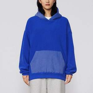 Sweats à capuche surdimensionnés personnalisés, poids lourd 400gsm, sweats à capuche unis sans cordon pour l'impression - Product Image 3