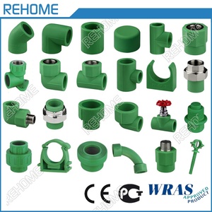 Chất lượng tuyệt vời Polypropylene đường ống dẫn nước lắp PPR phụ kiện đường ống phụ kiện nhựa ống phẳng kẹp - Product Image 5