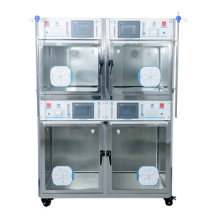 Equipo Veterinario, Incubadora <span class=keywords><strong>para</strong></span> Cachorros, Jaula de Cuidados Intensivos con Función de Oxígeno <span class=keywords><strong>para</strong></span> <span class=keywords><strong>Hospital</strong></span> Veterinario, Acero Inoxidable SUS304, Marca Pujia, Modelo Pj-icu - Product Image 1