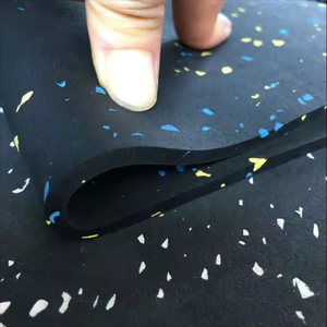 15mm - 50mm Carreaux de sol en caoutchouc pour salle de fitness à haute densité professionnelle - Product Image 3