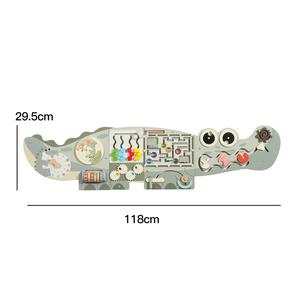 子供モンテッソーリ木忙しいボードクリエイティブ感覚壁おもちゃ楽しいアクティビティ用壁吊りモンテッソーリツール - Product Image 3