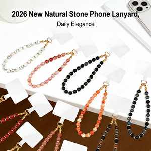 Bracelet de poignet pour téléphone portable 2026, fait main, perles, design abstrait, cristal de guérison, polyvalent, portable, empilable, bijoux pour femme - Product Image 2