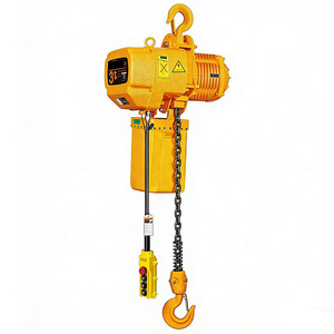 รอกโซ่ไฟฟ้า 4400 ปอนด์ 2 ตัน รอกยกอุตสาหกรรม 2T พร้อมตะขอ ความเร็วเดี่ยว/คู่ สำหรับคลังสินค้า โรงงาน เครนเหนือศีรษะ - Product Image 3