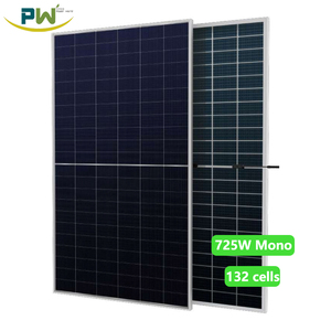 Bifacial quang điện Mono <span class=keywords><strong>PV</strong></span> mô-đun 450W 610W 630W 725W N loại cho năng lượng mặt trời hệ thống điện với Power Inverter - Product Image 1