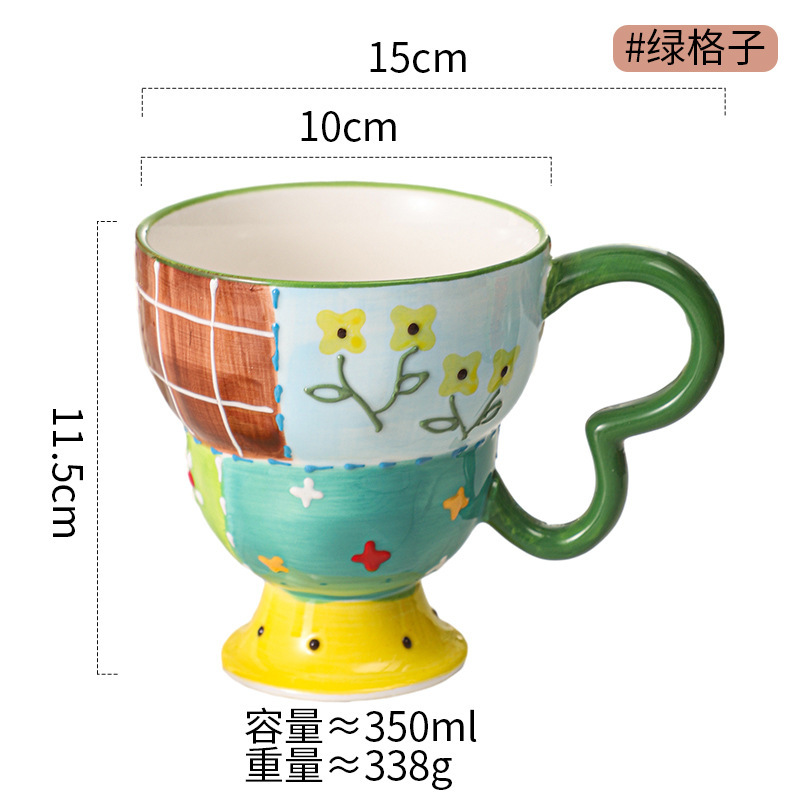 Goblet-green plaid