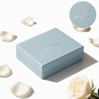 Boîtes cadeaux de parfum de luxe faites à la main avec gaufrage, insert en mousse EVA de forme carrée, couvercle et base, boîte rigide pour l'emballage des produits