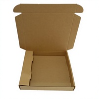 Cajas de Embalaje de Papel Corrugado Desechables Personalizadas de Grado Alimenticio con Laminación Mate, Caja de Papel Ecológica Desechable para Pizza
