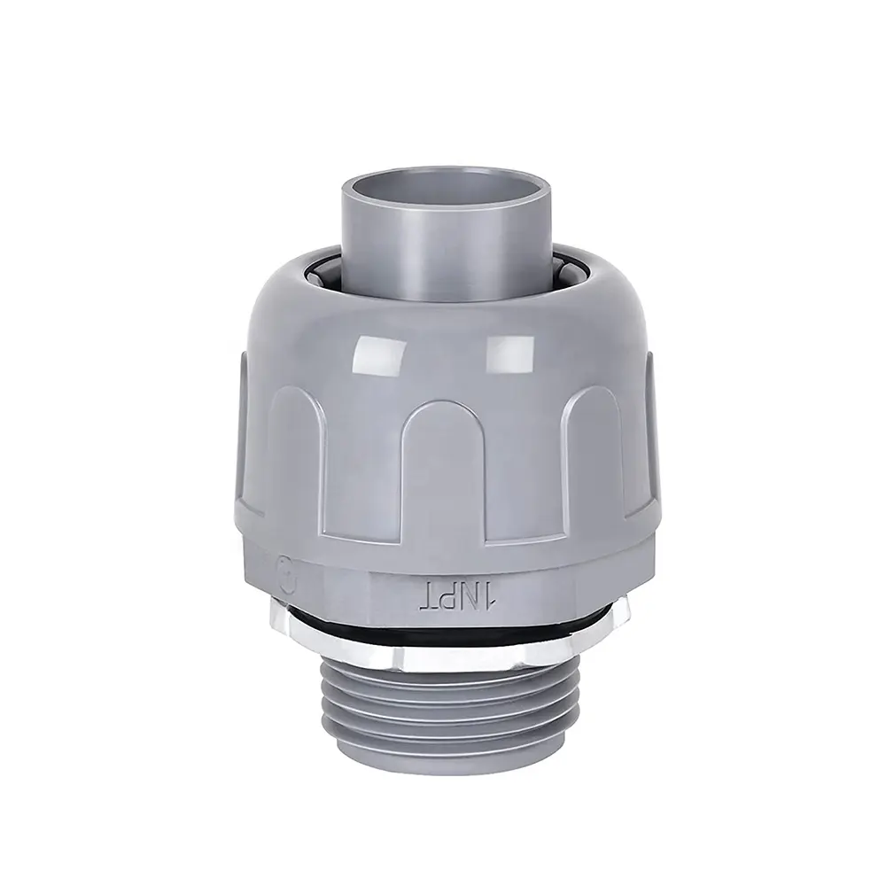 Straight Liquid-Tight Connector Type B Flexible Non-Metallic Electrical Conduit Connector Fitting