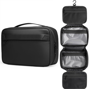 Waterproof Gym Bathroom Makeup <b>Bag</b> for <b>Men</b> and Women OEM Cosmetics Makeup Organizer Large <b>Wash</b> <b>Bag</b> Hanging Travel Toiletry <b>Bag</b> - Product Image 1