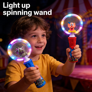 Varita Giratoria LED con Forma <span class=keywords><strong>de</strong></span> Elefante <span class=keywords><strong>de</strong></span> Circo, Varita Luminosa con Temática <span class=keywords><strong>de</strong></span> Circo para Fiestas <span class=keywords><strong>de</strong></span> Carnaval - Product Image 1