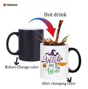 Bán buôn 11oz gốm ma thuật Tumbler với đầy màu sắc bên trong vòng Xử <span class=keywords><strong>L</strong></span>ý Trống cho truyền nhiệt in ấn màu sắc thay đổi <span class=keywords><strong>Mug</strong></span> - Product Image 4