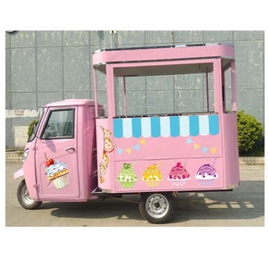 Triciclo Eléctrico Móvil Personalizado Tipo Tuk Tuk para Venta de Helados y Perritos Calientes - Product Image 2