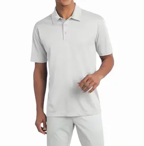 Camisa polo masculina slim fit com 3 botões e bolso frontal 100% poliéster