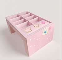 Boîte en carton personnalisée avec logo pour plateau de brunch, fenêtre, pelliculage mat, papier kraft recyclable, pour sushi et lait, gaufrage gratuit