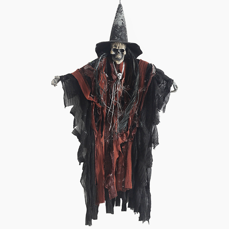 New Halloween horror props decoration props hanging skeleton ghost toys