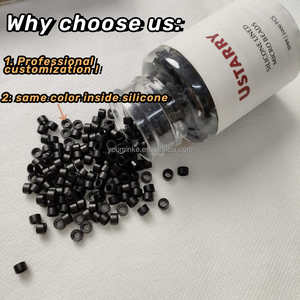 Micro Tubes <strong>Flared</strong> Micro Rings Links Micro Ring I Tip Hair Extension <strong>Tools</strong> Flat Edge Copper Wholesale 2.8mm 3.0mm 3.4mm 4.0mm - Product Image 5