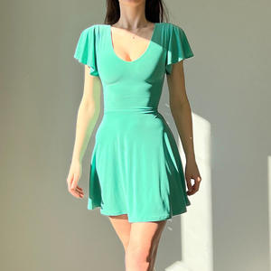 Re Mcgreen Star nuovo arrivo abito Casual in tinta unita vestito da donna <span class=keywords><strong>abbigliamento</strong></span> donna - Product Image 4