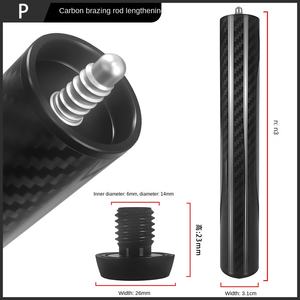 Accessoires de rallonge pour queue de billard et <span class=keywords><strong>snooker</strong></span>, en carbone, avec blocage arrière, portables, légers, étanches, fabriqués en Chine - Product Image 6