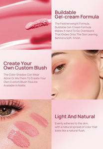 บลัชออนเนื้อมินเนอรัลวีแกน ปราศจากการทดลองกับสัตว์ กันน้ำ ติดทนนาน สีสวยชัด <span class=keywords><strong>แต่งหน้า</strong></span>ง่าย รับผลิตแบรนด์ส่วนตัว - Product Image 6