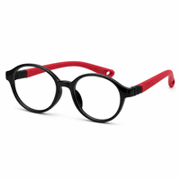 Lunettes anti-lumière bleue en silicone pour enfants, monture de lunettes pour enfants.