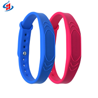 13.56mhz Réglable RFID Silicone Bracelet Proximité NFC Tag Bracelet Brassard Pour Gym Fitness Club