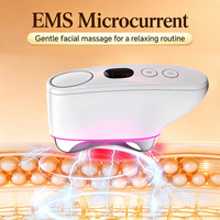 Appareil Gua Sha Facial Rechargeable avec 3 Niveaux de Refroidissement et 3 Niveaux de Chauffage, EMS et Chargement Type-C pour Soins Quotidiens de la Peau