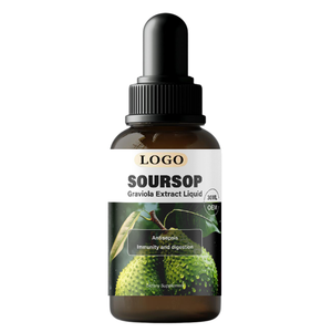 大人気！サワーソップ（グアビオラ）経口液状ドロップス 1800mgエキス 高吸収 免疫サポート 健康食品グレード ダイエットサプリメント - Product Image 1