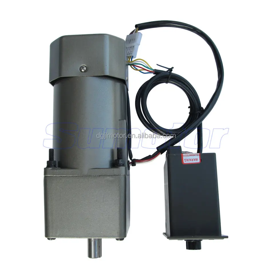 90W 1/8hp 0.75-450Rpm Variabele Motor Ac 110V 220V Lage Rpm Reductie Motor Inductiemotor Met Gouverneur Cw Ccw Voor Transportband