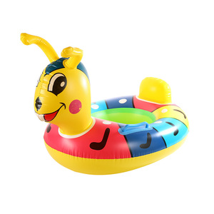 Bouée gonflable pour enfants, motif cygne noir de dessin animé, en PVC standard, pour parc aquatique - Product Image 5