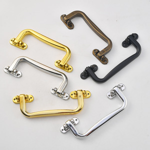 Handle For Luggage Cosmetic Case Plastic Square Durable Plated <b>Small</b> Size <b>Bag</b> Accessories - Product Image 3
