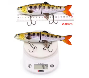 Glide Isca Articulada <span class=keywords><strong>Swimbait</strong></span> Isca De Pesca Com Ganchos Trolling Iscas De Pesca Set Isca De Jig Iscas De Pesca - Product Image 2