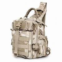 Sac à dos tactique imperméable 20-35L pour la randonnée en plein air, le camping, le trekking, avec système Molle pour hommes