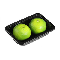 Ecologisch verantwoorde wegwerp transparante PET voedselcontainer, hoogwaardige plastic PET voedselbak voor groenten, vlees en fruit