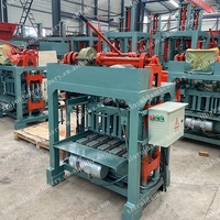 Machine à fabriquer des briques semi-automatique de haute qualité, machine à fabriquer des briques de pavage en ciment, machine à fabriquer des blocs de béton emboîtables