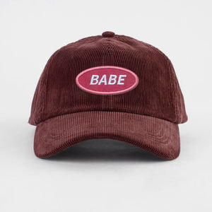 Gorro de Pana Personalizado, Gorra de Béisbol de Calidad Premium de Fabricante, Gorro de Pana con Logotipo Bordado - Product Image 1