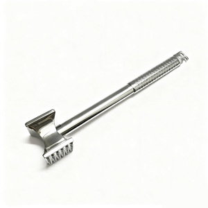 Stainless Steel Meat Tenderizer 304 Stainless Steel Double Sided Kitchen Tool For Steak Pounding - Product Image 4