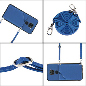 Custodia per telefono con portafoglio per carte a tracolla con cordino per Xiaomi <span class=keywords><strong>Redmi</strong></span> <span class=keywords><strong>9C</strong></span> custodia per telefono con supporto in pelle PU - Product Image 3